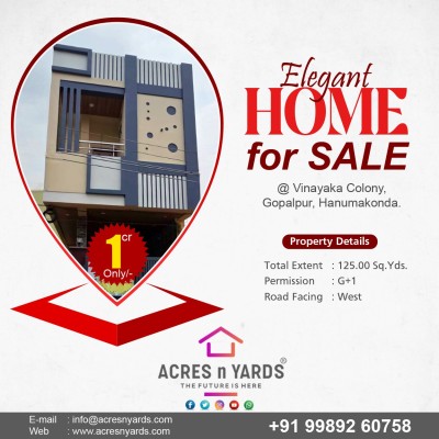 independent House For Sale  G+1