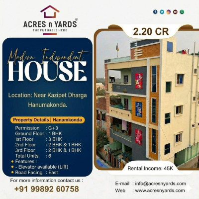 Independent House For Sale  G+3